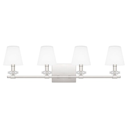 Quoizel Kelsey Glen 4-Light Polished Nickel Vanity Light KLS8632PK